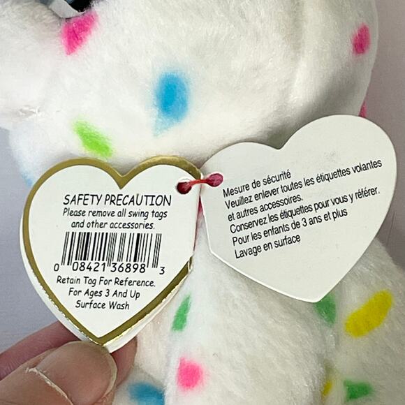 TY Beenie Boos Harmonie Unicorn 6" Glitter Eyes Stuffed Animal Collectible | NWT - Picture 7 of 9